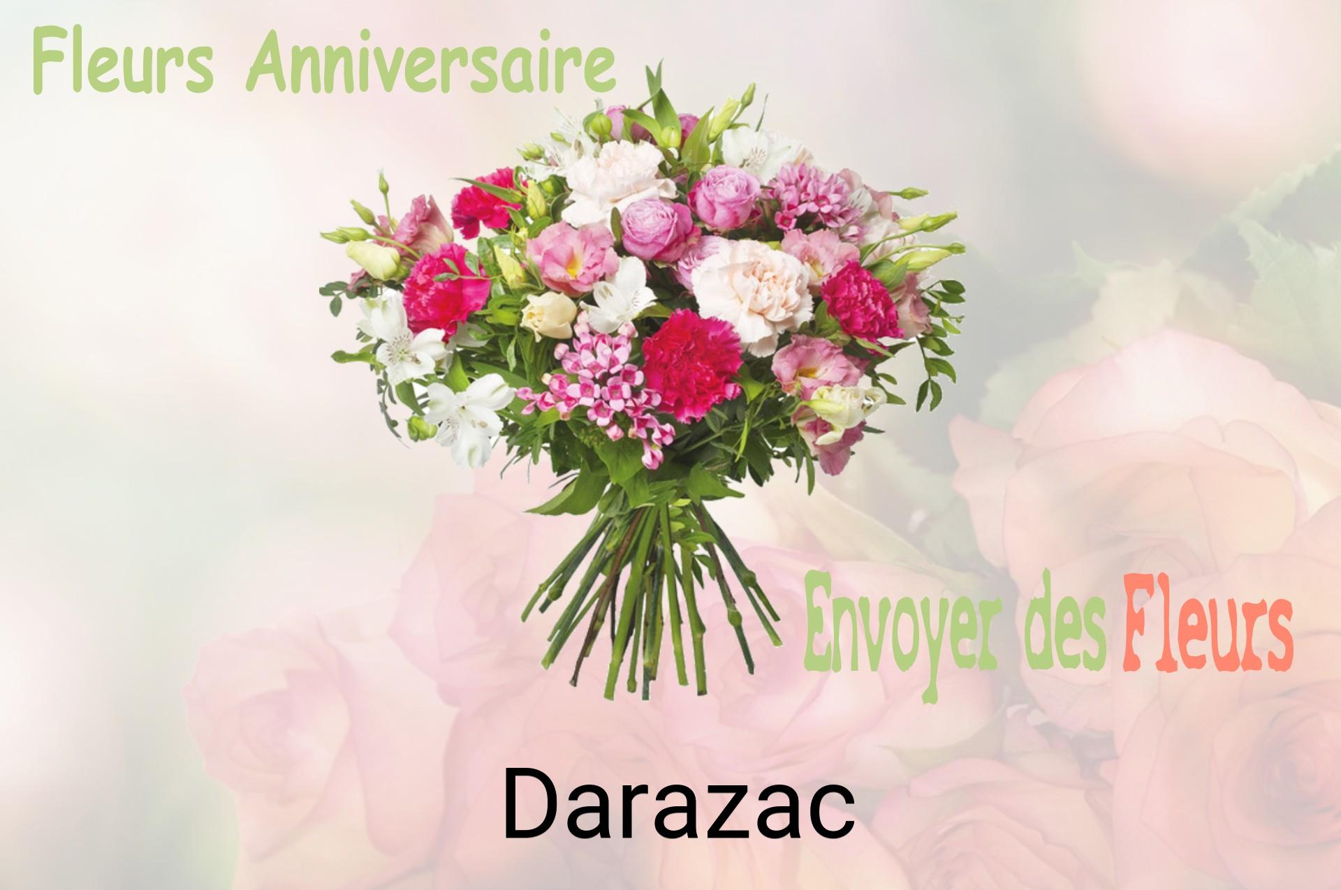 Bouquet de fleurs d’anniversaire livré à Darazac